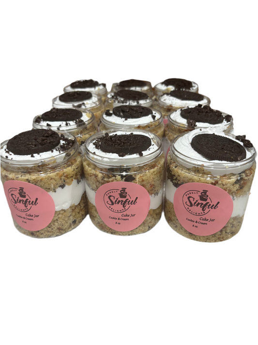 Cookie & Cream Cake Jar