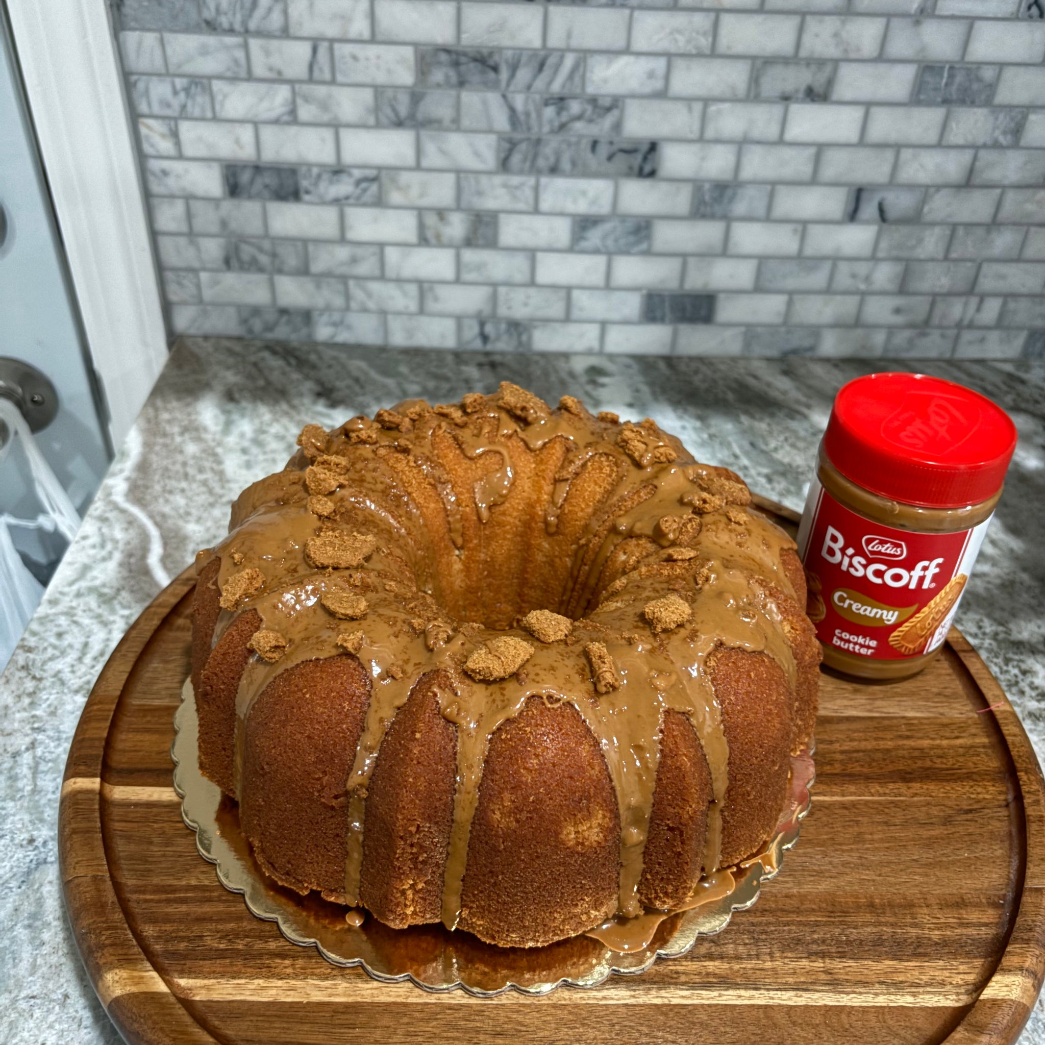 Cookie Butter Bundt Cake