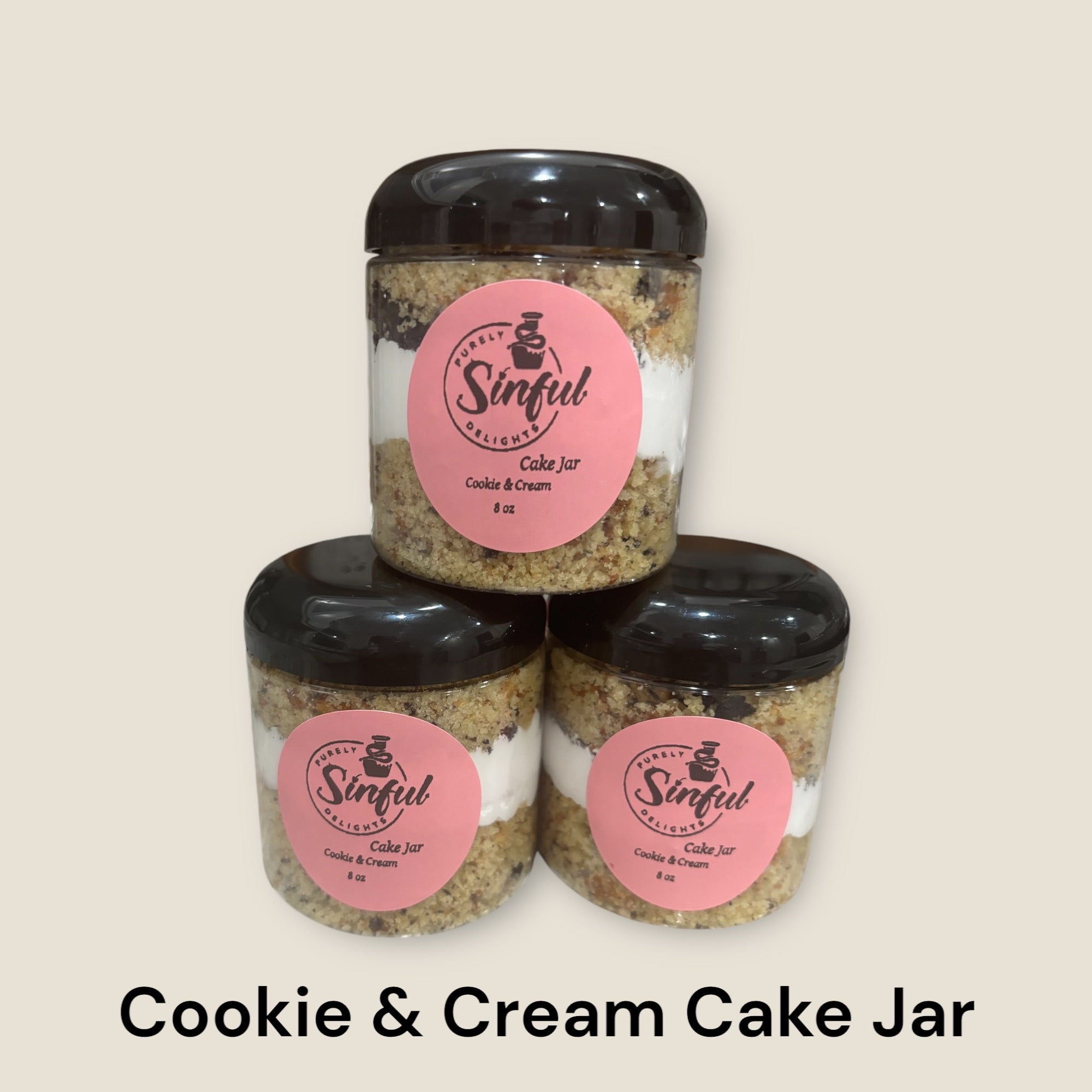 Cookie & Cream Cake Jar