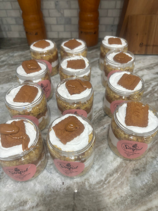 Cookie Butter Cake Jar